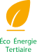 picto notation éco énergie tertiaire une feuille orange